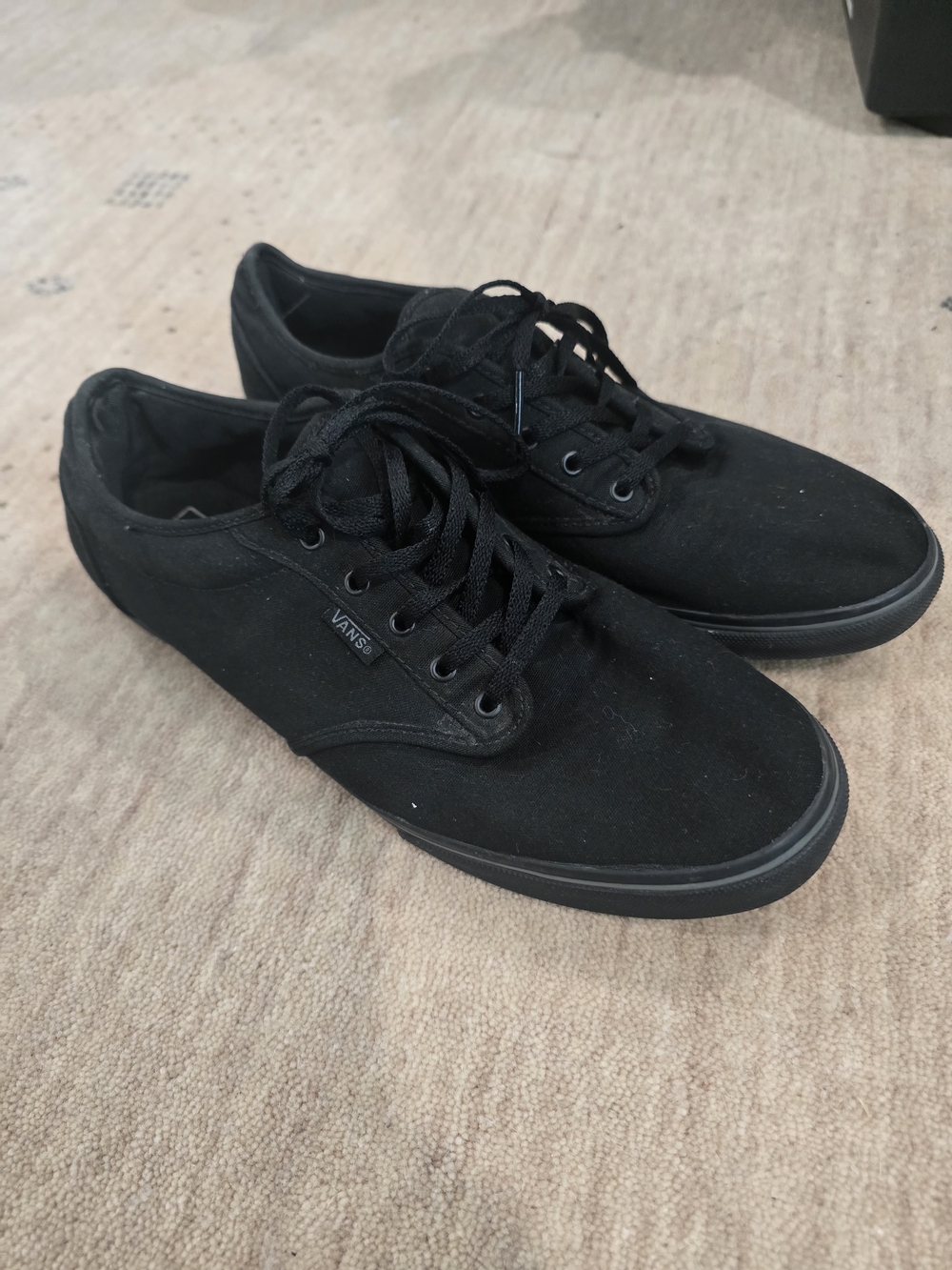 Vans Atwood Low-Top Canvas Sneakers Black US 11